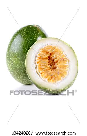 Studio shot of Maracuya on white background View Large Photo Image Stock Photo - Studio shot of Maracuya on white background. Fotosearch