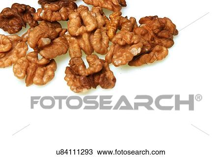 Walnuts on whote background - studio shot View Large Photo Image Stock Image - Walnuts on whote background - studio shot. Fotosearch