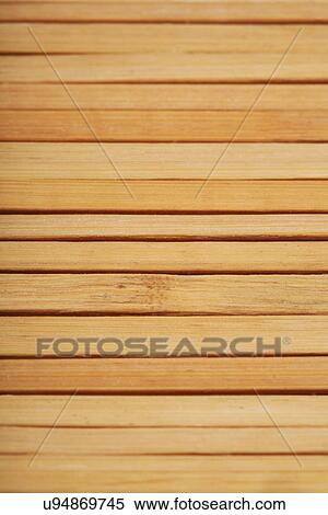 Stock Photography - Wooden mat close-up - texture. Fotosearch