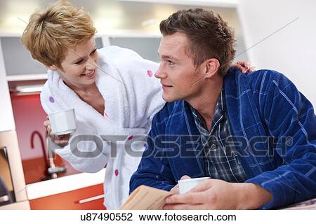 Stock Image - Young couple. Fotosearch