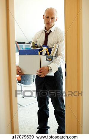 Young sad caucassian businessman lost his job View Large Photo Image Stock Photo - Young sad caucassian businessman lost his job. Fotosearch