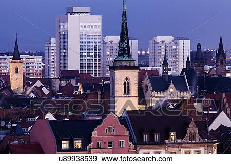Cityscape with Allerheiligenkirche bell tower View Large Photo Image Stock Photo - Cityscape with Allerheiligenkirche bell tower. Fotosearch