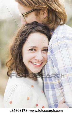 Stock Image - Couple embracing. Fotosearch