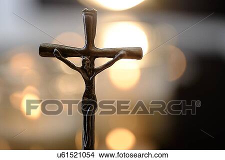 Cross with lens flares in background View Large Photo Image Picture - Cross with lens flares in background. Fotosearch