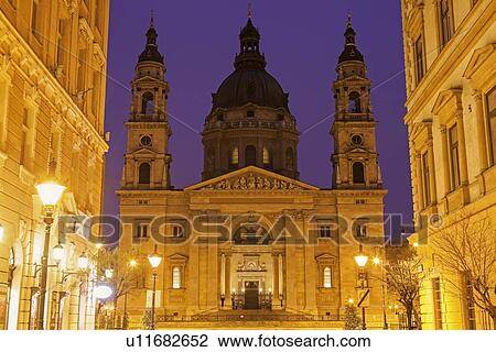 Stock Image - Facade of Saint Stephen's Basilica. Fotosearch