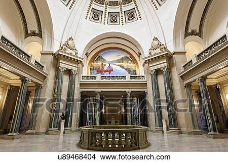Interior of Saskatchewan Legislative Building View Large Photo Image Picture - Interior of Saskatchewan Legislative Building. Fotosearch