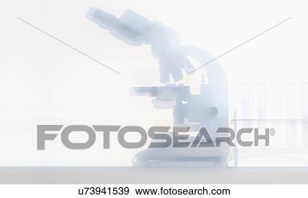 Stock Photo - Laboratory microscope. Fotosearch
