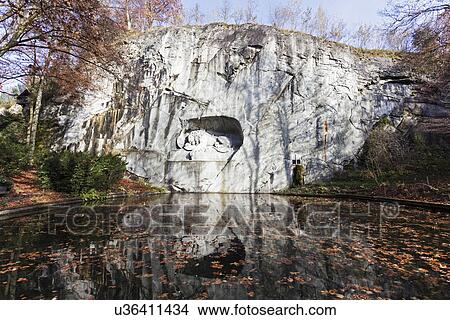 Lion Monument View Large Photo Image Picture - Lion Monument. Fotosearch
