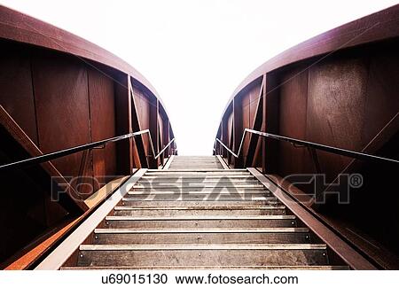 Stock Image - Low angle view of staircase. Fotosearch
