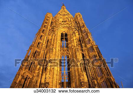 Notre Dame de Strasbourg View Large Photo Image Stock Image - Notre Dame de Strasbourg. Fotosearch