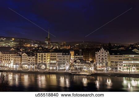 Old town at night View Large Photo Image Stock Image - Old town at night. Fotosearch