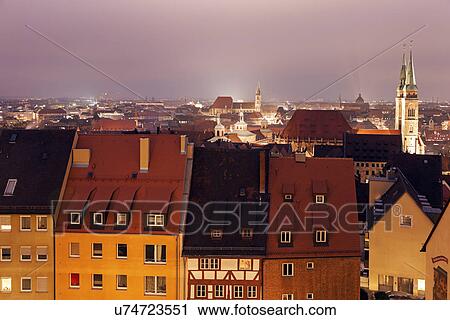 Old town at night View Large Photo Image Stock Image - Old town at night. Fotosearch