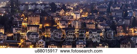 Old town at night View Large Photo Image Stock Photo - Old town at night. Fotosearch