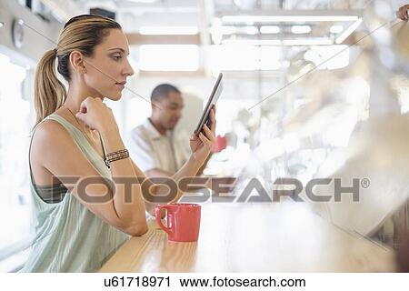People in coffee shop View Large Photo Image Stock Image - People in coffee shop. Fotosearch