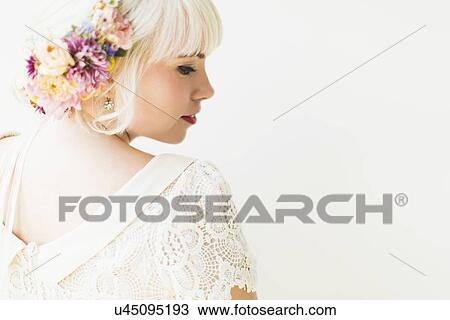 Portrait of bride View Large Photo Image Stock Image - Portrait of bride. Fotosearch