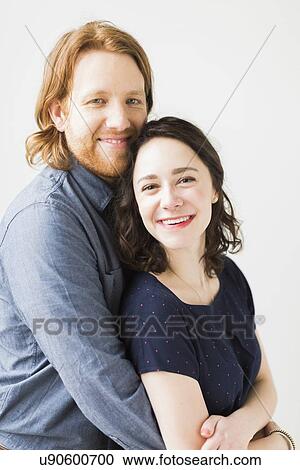 Portrait of smiling couple View Large Photo Image Stock Image - Portrait of smiling couple. Fotosearch