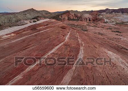 Stock Image - Rock formations at Valley of Fire State Park. Fotosearch