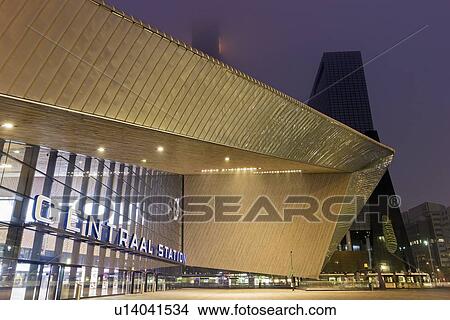 Rotterdam Central railway station View Large Photo Image Picture - Rotterdam Central railway station. Fotosearch