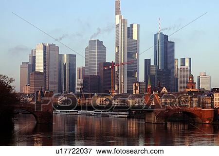 Skyline with skyscrapers View Large Photo Image Stock Photo - Skyline with skyscrapers. Fotosearch