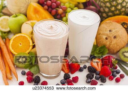 Smoothies and fruit View Large Photo Image Stock Image - Smoothies and fruit. Fotosearch