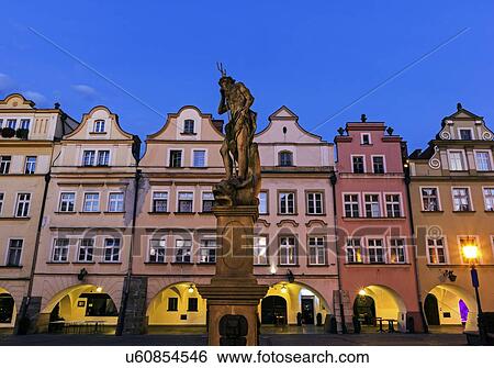 Statues and facades of old town houses View Large Photo Image Stock Photograph - Statues and facades of old town houses. Fotosearch