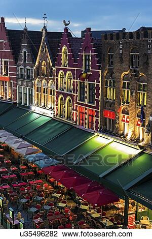 Town square at night View Large Photo Image Stock Image - Town square at night. Fotosearch