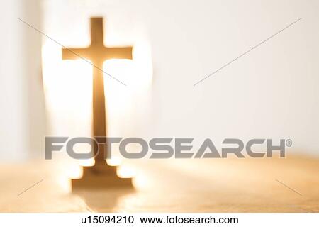 View of backlit cross View Large Photo Image Stock Image - View of backlit cross. Fotosearch