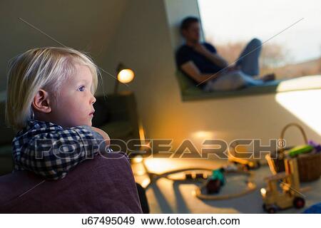 Boy with blonde hair, looking away View Large Photo Image Stock Photo - Boy with blonde hair, looking away. Fotosearch