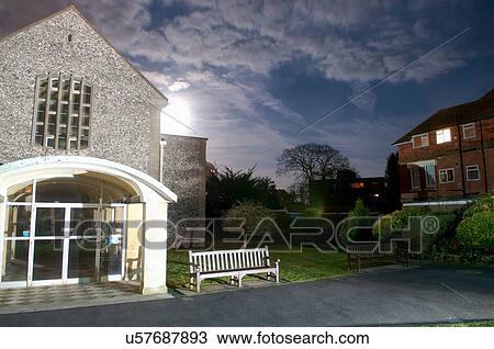 Stock Image - Church, Eastbourne, East Sussex, UK. Fotosearch