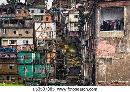 Favela, Rio de Janeiro, Brazil View Large Photo Image Stock Photography - Favela, Rio de Janeiro, Brazil. Fotosearch