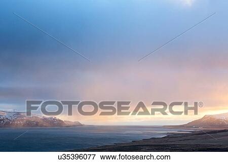 Stock Photo - Hvalfjordur - Whale Fjord, Iceland. Fotosearch