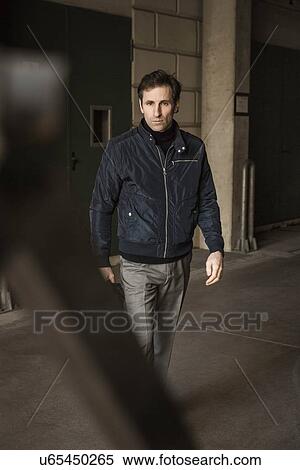 Stock Photography - Mature man, walking. Fotosearch