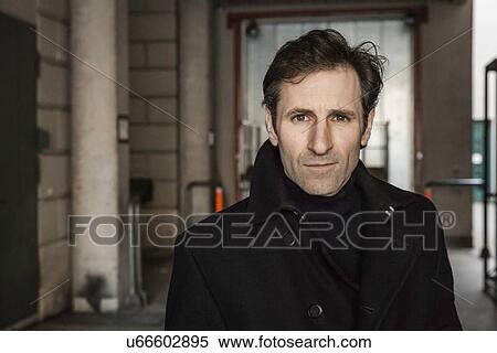Stock Photography - Portrait of mature man, close-up. Fotosearch