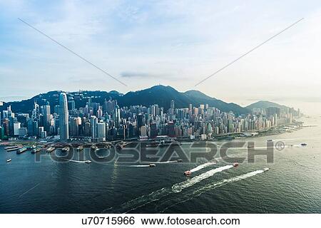 Hong Kong island and skyline, Hong Kong, China View Large Photo Image Stock Photograph - Hong Kong island and skyline, Hong Kong, China. Fotosearch