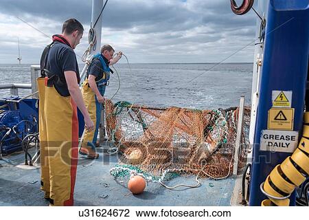 Research scientists on deck of research ship with trawler net View Large Photo Image Stock Image - Research scientists on deck of research ship with trawler net. Fotosearch