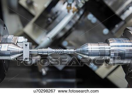 Small steel worm drive gear in engineering factory, close up View Large Photo Image Stock Photo - Small steel worm drive gear in engineering factory, close up. Fotosearch