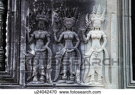 Temple engravings at Angkor Wat, Siem Reap, Cambodia View Large Photo Image Stock Image - Temple engravings at Angkor Wat, Siem Reap, Cambodia. Fotosearch