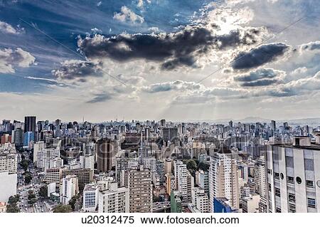 View of city skyscrapers, Sao Paulo, Brazil View Large Photo Image Stock Photography - View of city skyscrapers, Sao Paulo, Brazil. Fotosearch