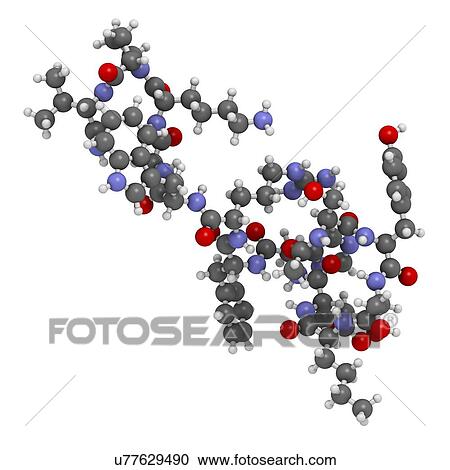 Afamelanotide drug molecule View Large Illustration Clipart - Afamelanotide drug molecule. Fotosearch