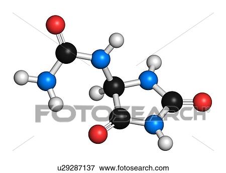 Allantoin molecule View Large Illustration Stock Illustration - Allantoin molecule. Fotosearch
