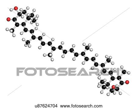 Astaxanthin pigment molecule View Large Illustration Stock Illustration - Astaxanthin pigment molecule. Fotosearch