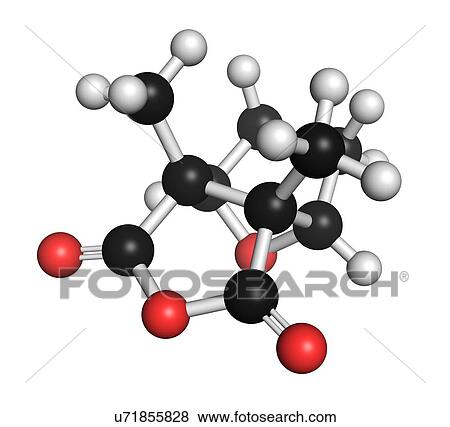 Stock Illustration - Blister beetle poison molecule. Fotosearch