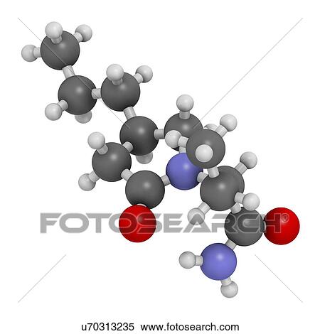 Stock Illustration - Brivaracetam anticonvulsant drug molecule. Fotosearch