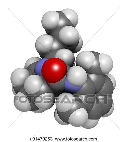 Bupivacaine epidural anesthetic drug View Large Illustration Drawing - Bupivacaine epidural anesthetic drug. Fotosearch