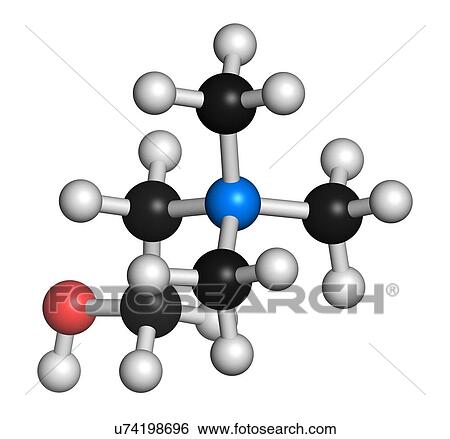 Choline essential nutrient molecule View Large Illustration Stock Illustration - Choline essential nutrient molecule. Fotosearch