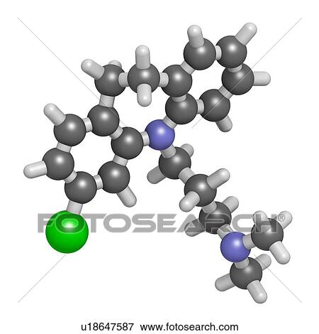 Clomipramine tricyclic antidepressant View Large Illustration Stock Illustration - Clomipramine tricyclic antidepressant. Fotosearch