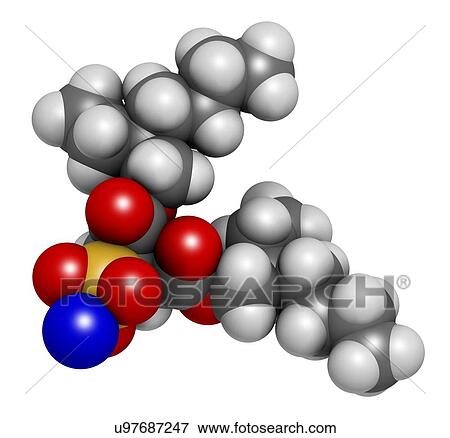 Stock Illustration - Docusate sodium stool softener drug. Fotosearch