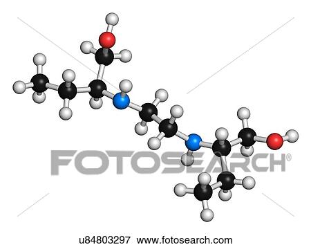 Ethambutol tuberculosis drug molecule View Large Illustration Stock Illustration - Ethambutol tuberculosis drug molecule. Fotosearch