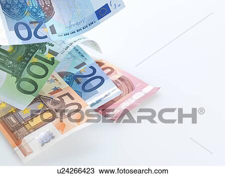 Euro banknotes View Large Illustration Drawing - Euro banknotes. Fotosearch