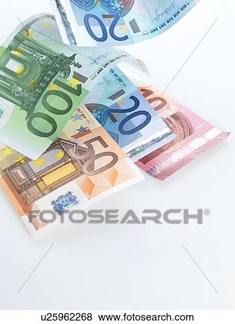 Euro banknotes View Large Illustration Stock Illustration - Euro banknotes. Fotosearch